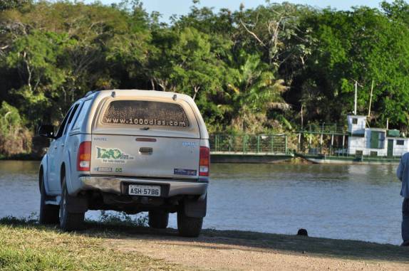 Chegando à Porto Jofre, no final da rodovia Transpantaneira, no  Mato Grosso